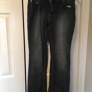 Wrangler boot cut jeans size 13x34